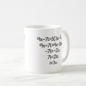 Mug Je t'aime pour des scientifiques, professeurs de (Devant droit)