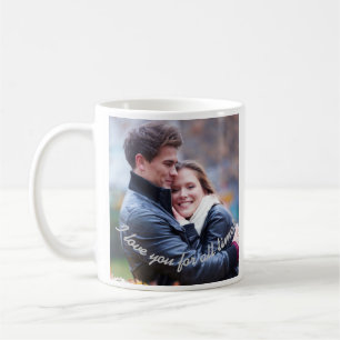 Mug Je t'aime pour tout temps ! Photo et message de co