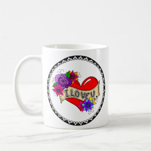 Mug Je T'Aime   Street Art Graffiti Urban Heart