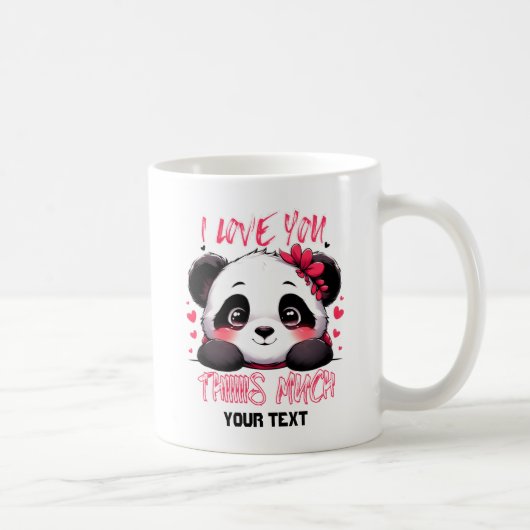 Mug Je t'aime tellement (Droite)