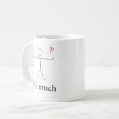 Mug Je t'aime tellement, Femme, copine, amie (Devant gauche)