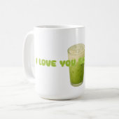 MUG JE T'AIME TELLEMENT MATCHA, MATCHA VERT THÉ AMOUR (Devant gauche)