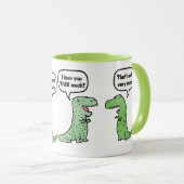 Mug Je t'aime tellement (T-Rex) (Devant droit)