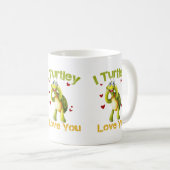 Mug Je T'aime Tortue Mignonne Jeu de Mots (Devant droit)