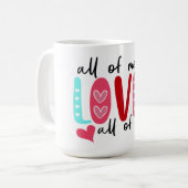 Mug Je t'aime tous (Devant gauche)