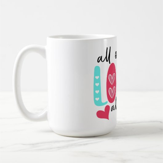 Mug Je t'aime tous (Gauche)