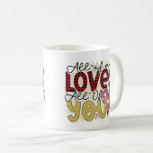 Mug Je t'aime tous Valentine (Devant droit)