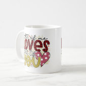 Mug Je t'aime tous Valentine (Devant gauche)