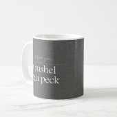 Mug Je t'aime un boisseau et un picotin (Devant gauche)