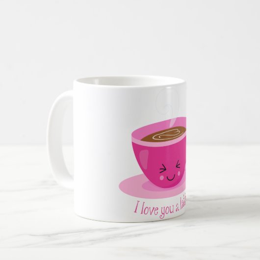 Mug Je T'Aime Un Latte (Devant gauche)