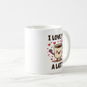 MUG JE T'AIME UN LATTE (Devant droit)