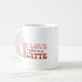 Mug Je T'Aime Un Latte (Devant gauche)
