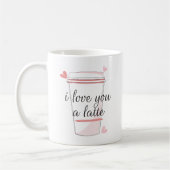 Mug Je T'Aime Un Latte (Gauche)