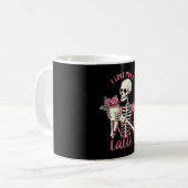 Mug Je t'aime un squelette de la Saint-Valentin (Devant gauche)
