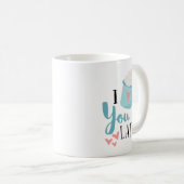 Mug Je t'aime une bouge de la Saint Valentin (Devant droit)