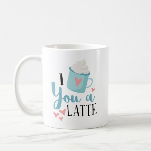 Mug Je t'aime une bouge de la Saint Valentin (Gauche)