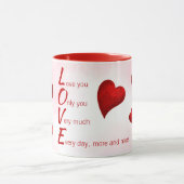 Mug Je t'aime, Valentine (Centre)
