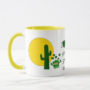 Mug Je t'aime, vous vieux cactus grincheux !