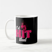 Mug Je taperais sur ce cadeau de boxe drôle pour une f (Gauche)
