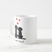 Mug Je te mord de la Saint Valentin (Devant gauche)