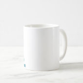 Mug Je tends à réagir en exagération becher de la (Devant droit)