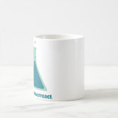 Mug Je tends à réagir en exagération becher de la (Centre)