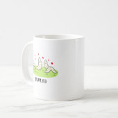 Mug Je T'Entends Drôle Larvae Love Pun (Devant gauche)