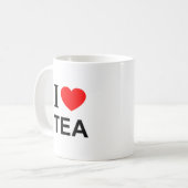 MUG JE ❤️ THÉ J'AIME LE THÉ I HEART THÉ (Devant gauche)
