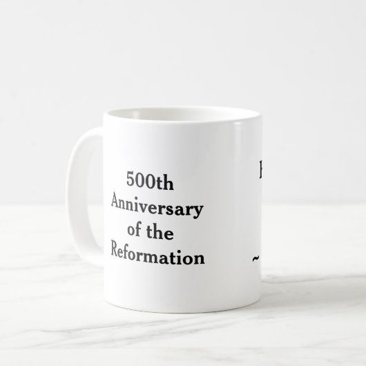 Mug Je tiens Martin Luther (Devant gauche)