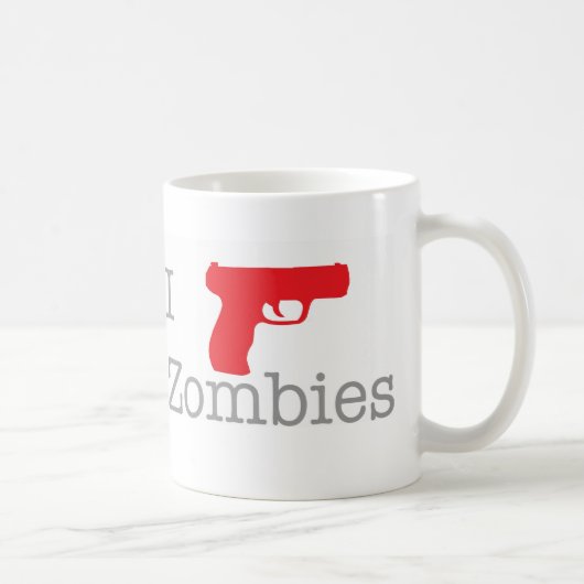 Mug Je tire des zombis (Droite)