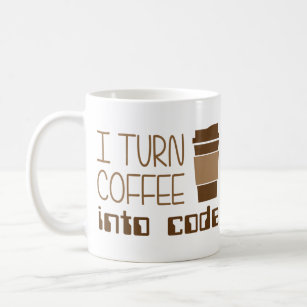Mug Je Transforme Le Café En Code De Programmation