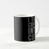 Mug Je Transforme Le Café En Code Drôle Programmateur (Devant droit)