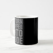 Mug Je Transforme Le Café En Code Drôle Programmateur (Devant gauche)