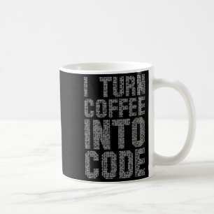 Mug Je Transforme Le Café En Code Drôle Programmateur
