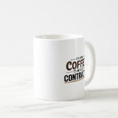 Mug Je transforme le café en contrat agent immobilier (Devant droit)