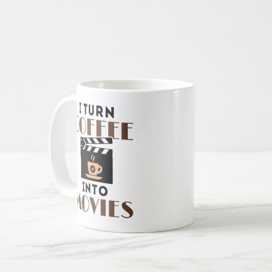 Mug Je transforme le café en scénariste de films (Devant gauche)