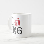 Mug Je trash IE6 (Devant gauche)