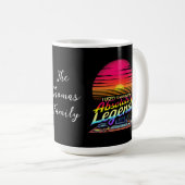 Mug Je travaillais avec des légendes absolues (Devant droit)