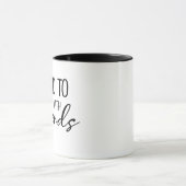 Mug Je travaillais avec légende, Retraite (Centre)