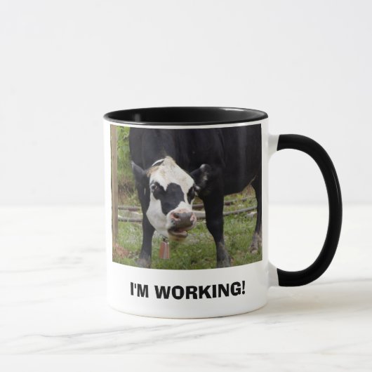 Mug Je TRAVAILLE ! (Droite)