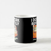 Mug Je Travaille À Distance À Partir De L'Employé À Do (Centre)