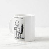 Mug Je travaille aussi vite que je peux ! (Devant gauche)