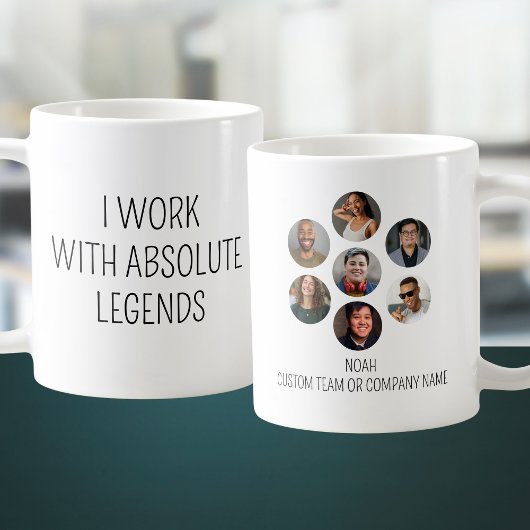 Mug Je Travaille Avec Absolument Legends 7 Team Photo