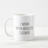 Mug Je travaille avec Absolute Legends 4 Photo Office  (Gauche)