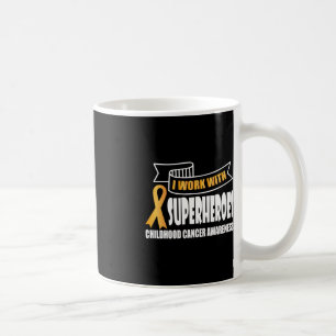 Mug Je travaille avec les super-héros Cancer de l'enfa