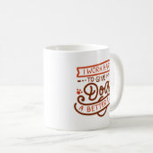 Mug Je Travaille Des Chiens Durs (Devant droit)