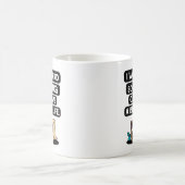 Mug Je travaille dur ainsi mon carlin peut avoir une (Centre)