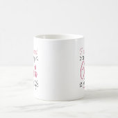 Mug Je Travaille Dur Chats (Centre)
