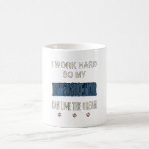Mug Je Travaille Dur Pour Que Mon British Shorthair Pu