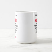 Mug  Je Traverse Le Feu Pour Ton Mari, (Centre)